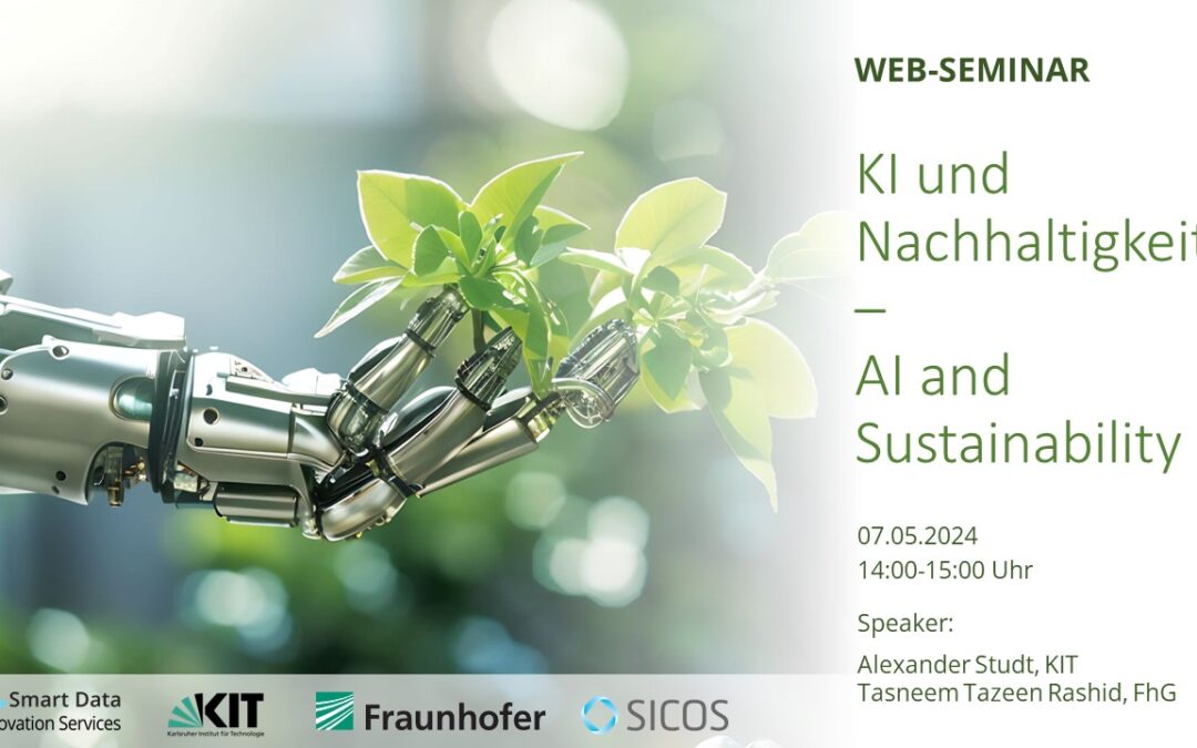 WEB-SEMINAR: „KI und Nachhaltigkeit – AI and Sustainability“
