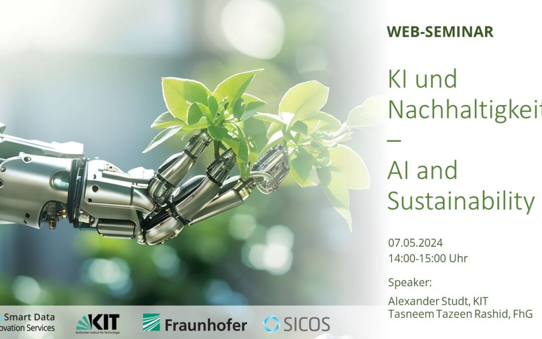 WEB-SEMINAR: „KI und Nachhaltigkeit – AI and Sustainability“