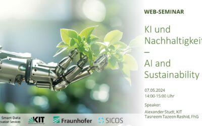 WEB-SEMINAR: „KI und Nachhaltigkeit – AI and Sustainability“